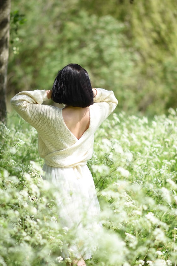 V Neck Relaxed Fit Wedding Sweater - Etsy