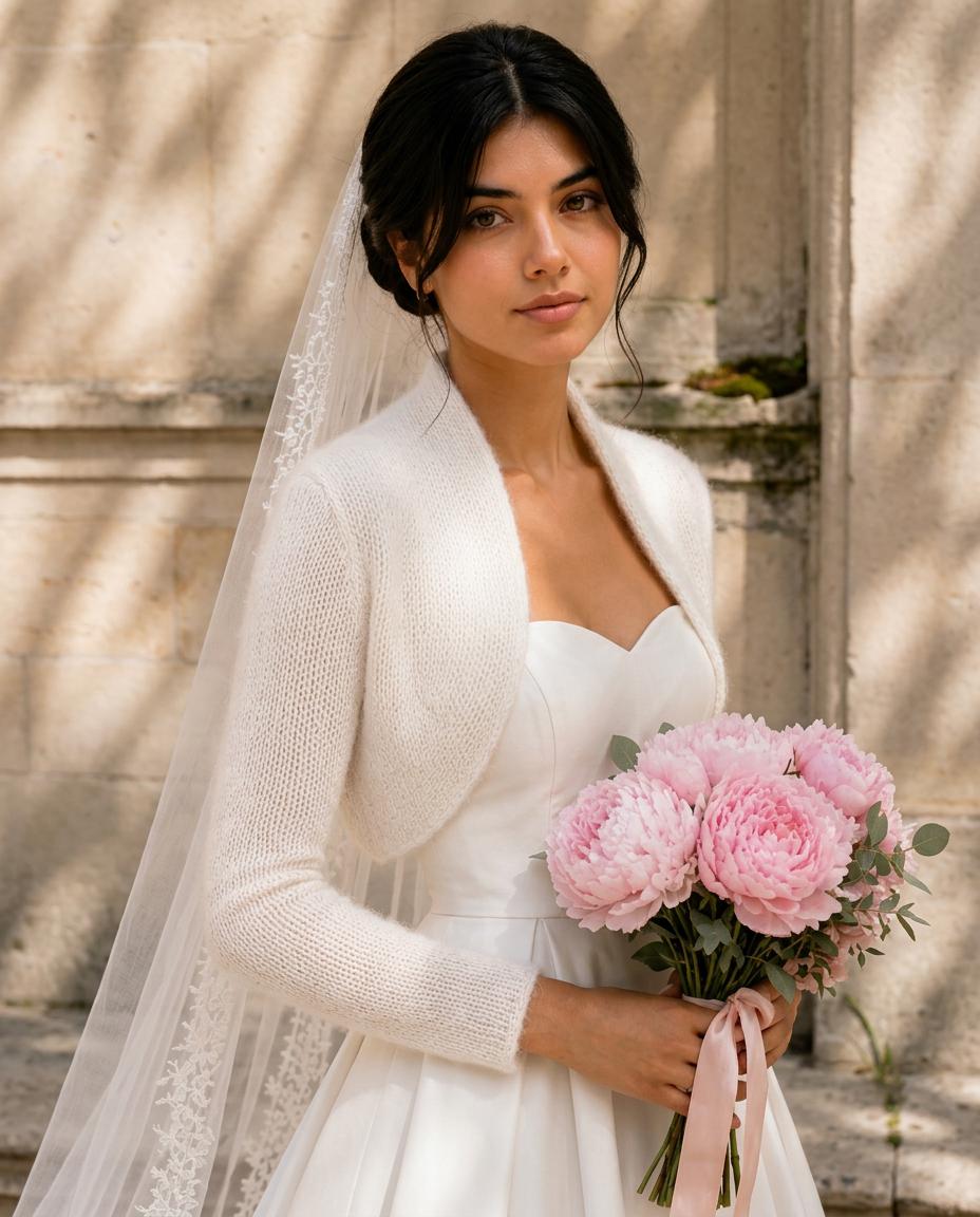 satin bolero for wedding dress Bolero Wedding Dress