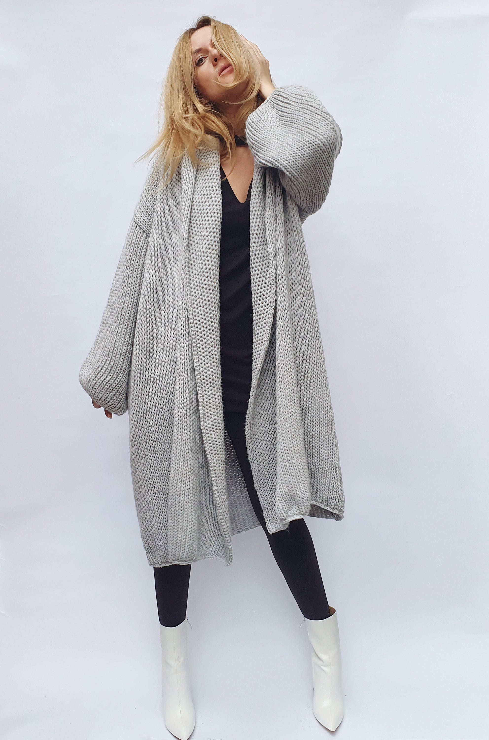 Cashmere Blend Cardigan Long Hooded Cardigan Maxi Coatigan - Etsy