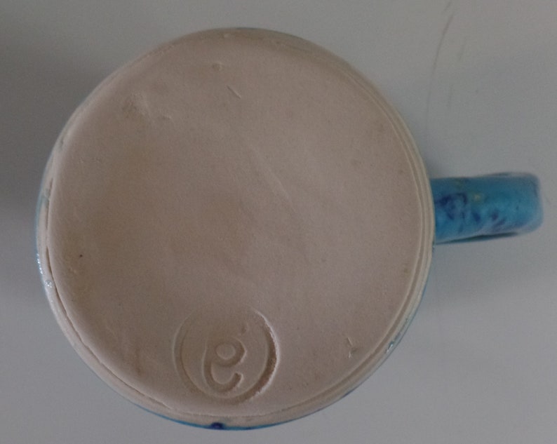 Stoneware Mug Blue Caprice image 3