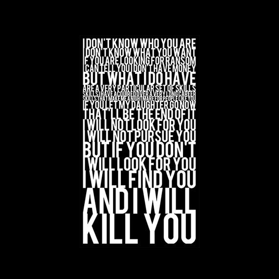 I Love You So I Kill You I Will Find You and I Will Kill You Tshirt FREE SHIPPING | Etsy