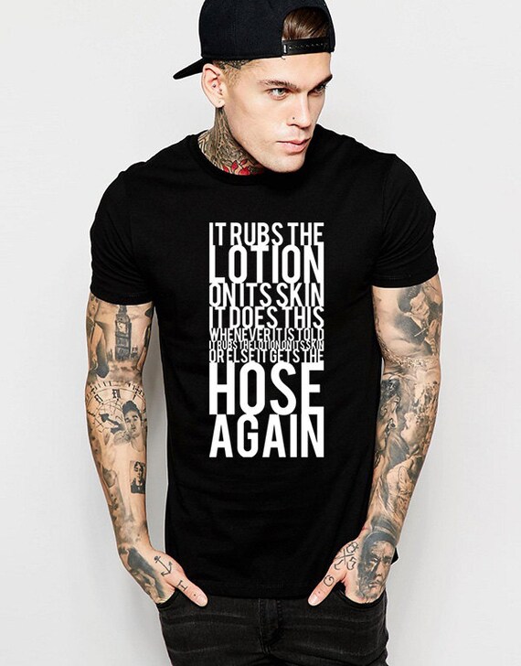 It Rubs the Lotion on Its Skin Black 