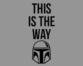 This Is The Way Mandalorian - Koszulka Heather Grey DARMOWA WYSYŁKA