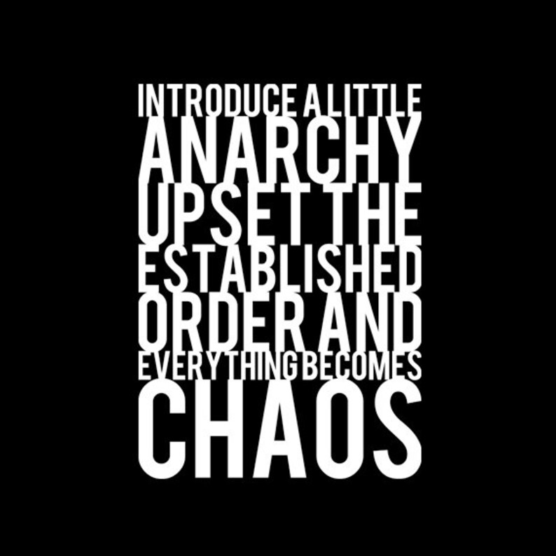 Everything Becomes Chaos Colored Tshirt Options image 1