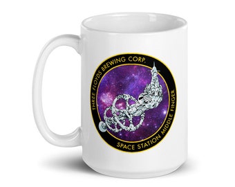 Three Floyds Brewing Corp Space Station Middle Finger - 15oz Coffee Mug