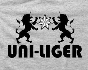 Uni-Liger - Heather Gray Tshirt FREE SHIPPING