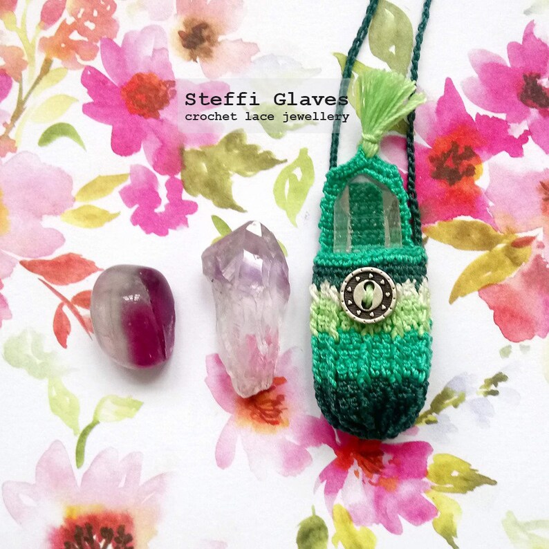 PDF download tiny crochet handbag boho festival necklace easy crochet bag tutorial Crochet bag pendant pattern crochet keepsake DIY