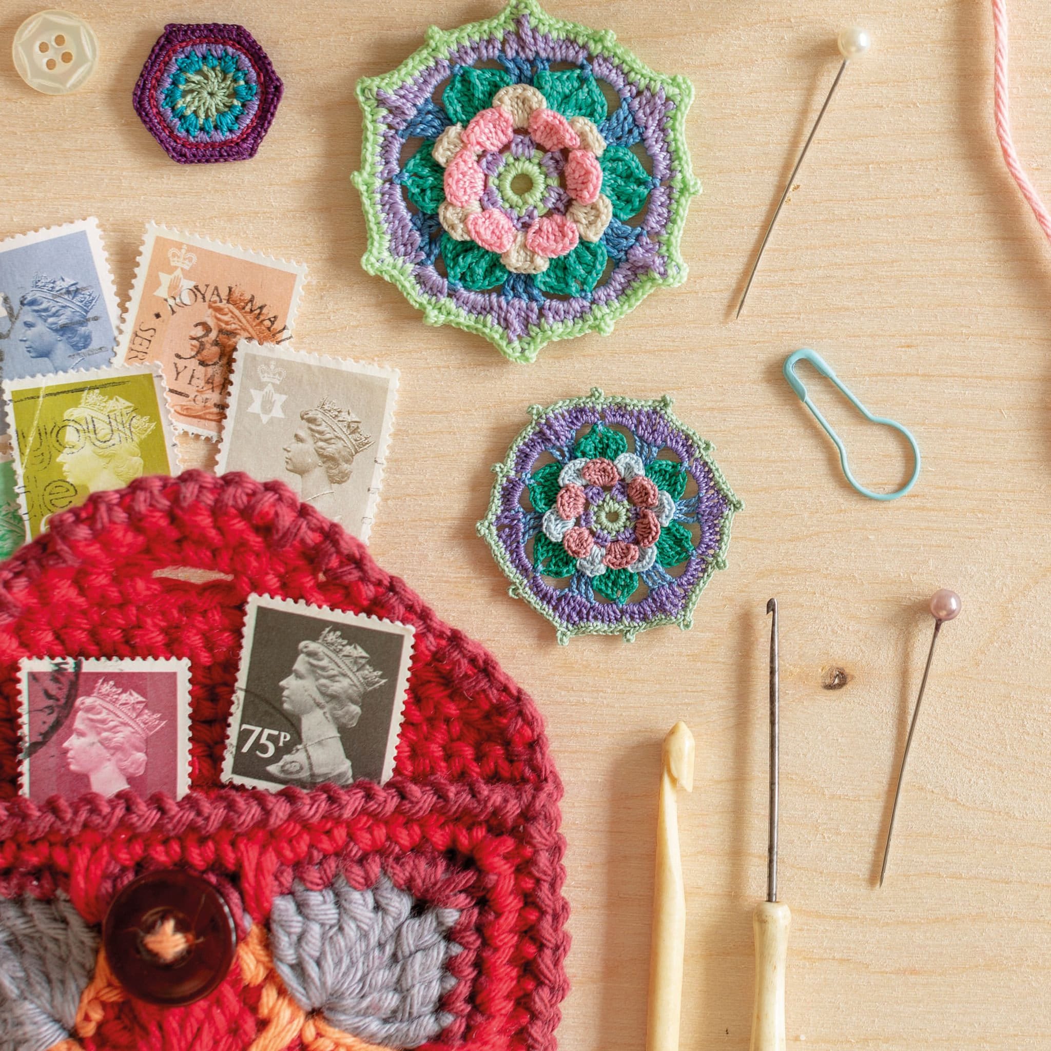 100 Micro Crochet Motifs patterns and charts for tiny crochet Etsy
