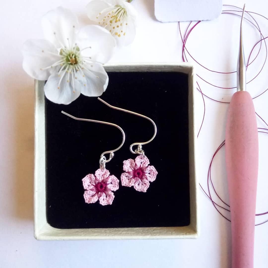 Cherry blossom deals earrings