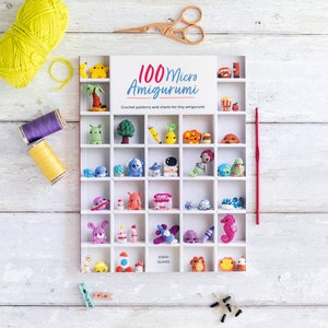 100 Micro Amigurumi: patrones de crochet y gráficos para un libro de amigurumis pequeños de Steffi Glaves