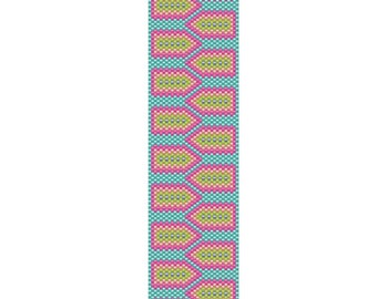 Summer Nights Peyote Cuff Bracelet Pattern