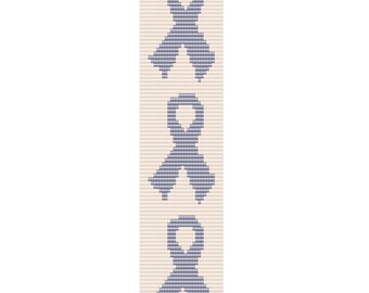 Brain Cancer Awareness Loom Cuff Bracelet Pattern