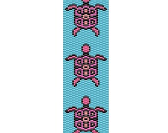 Turtles Peyote Cuff Bracelet Pattern