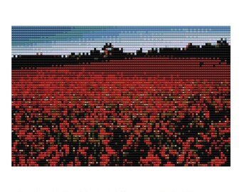 Poppy Field Loom Tapestry