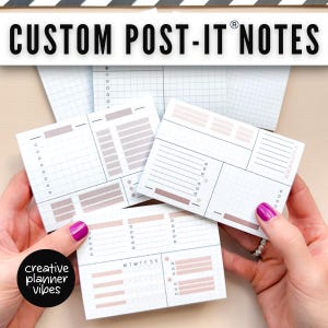 Notas Post-it® personalizadas / 4" x 3"
