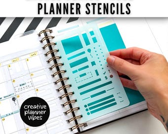 Laurel Denise "Rose" Small Planner Clip-in Stencil Insert