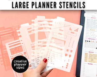 Laurel Denise "Scout" Large Planner Stencil & Clip-in Inserts