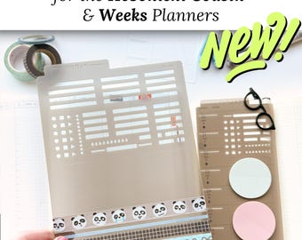 Hobonichi Weeks & Cousin Stencil + Dashboard for Planners