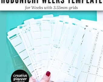 Hobonichi Weeks Planner | Full Page Template Stencils