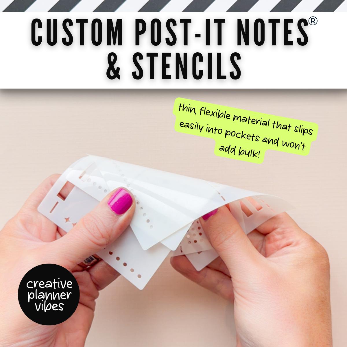 Custom Post-it Notes® & Coordinating Stencils | 4