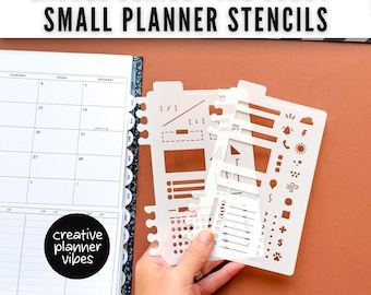 Laurel Denise "Scout" Small Portrait Planner Clip-in Stencil Inserts