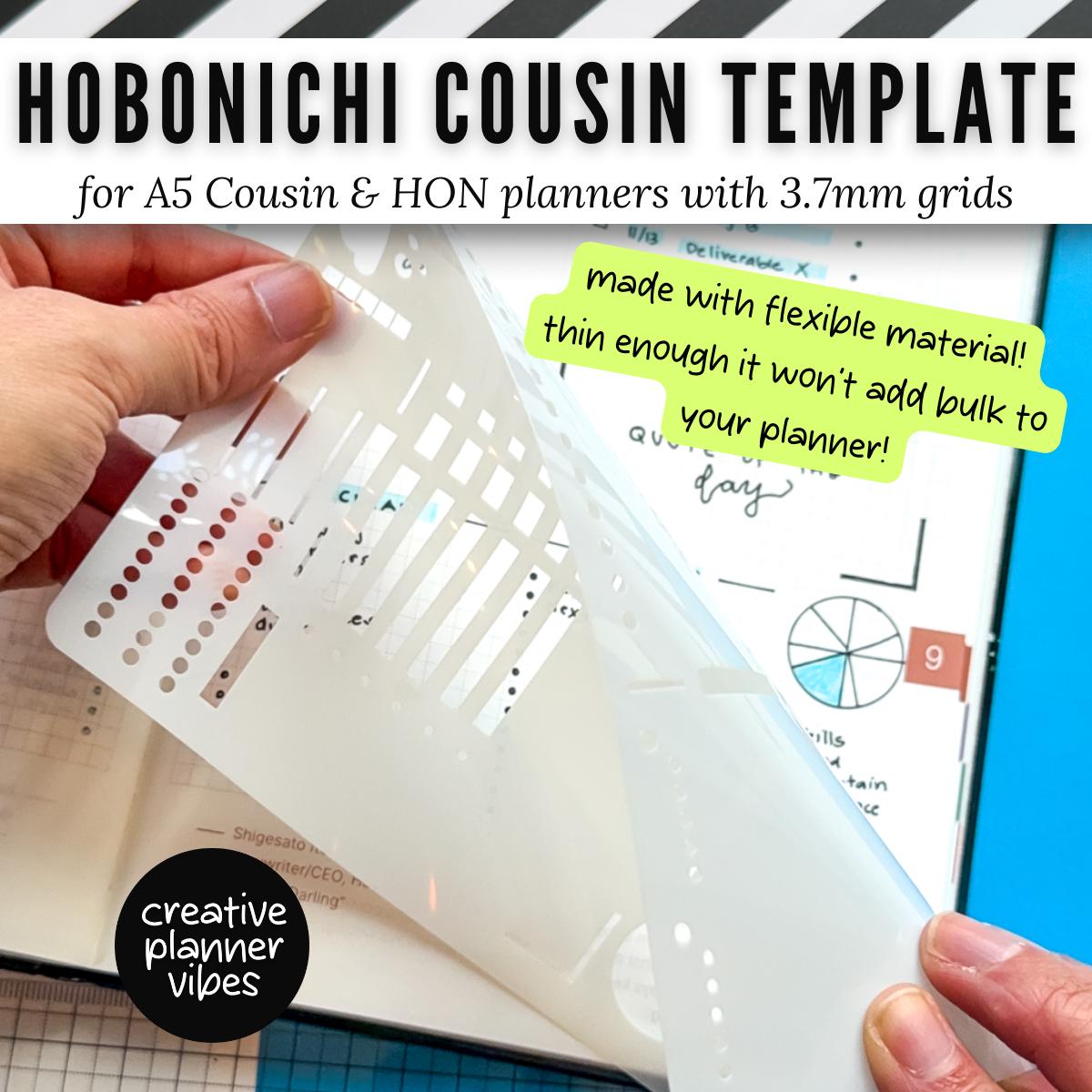 Hobonichi Cousin A5 Planner Full Page Templates & Stencils - Etsy