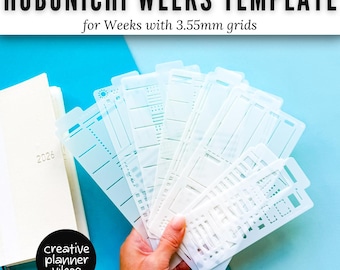 Plantillas para la agenda Hobonichi Weeks