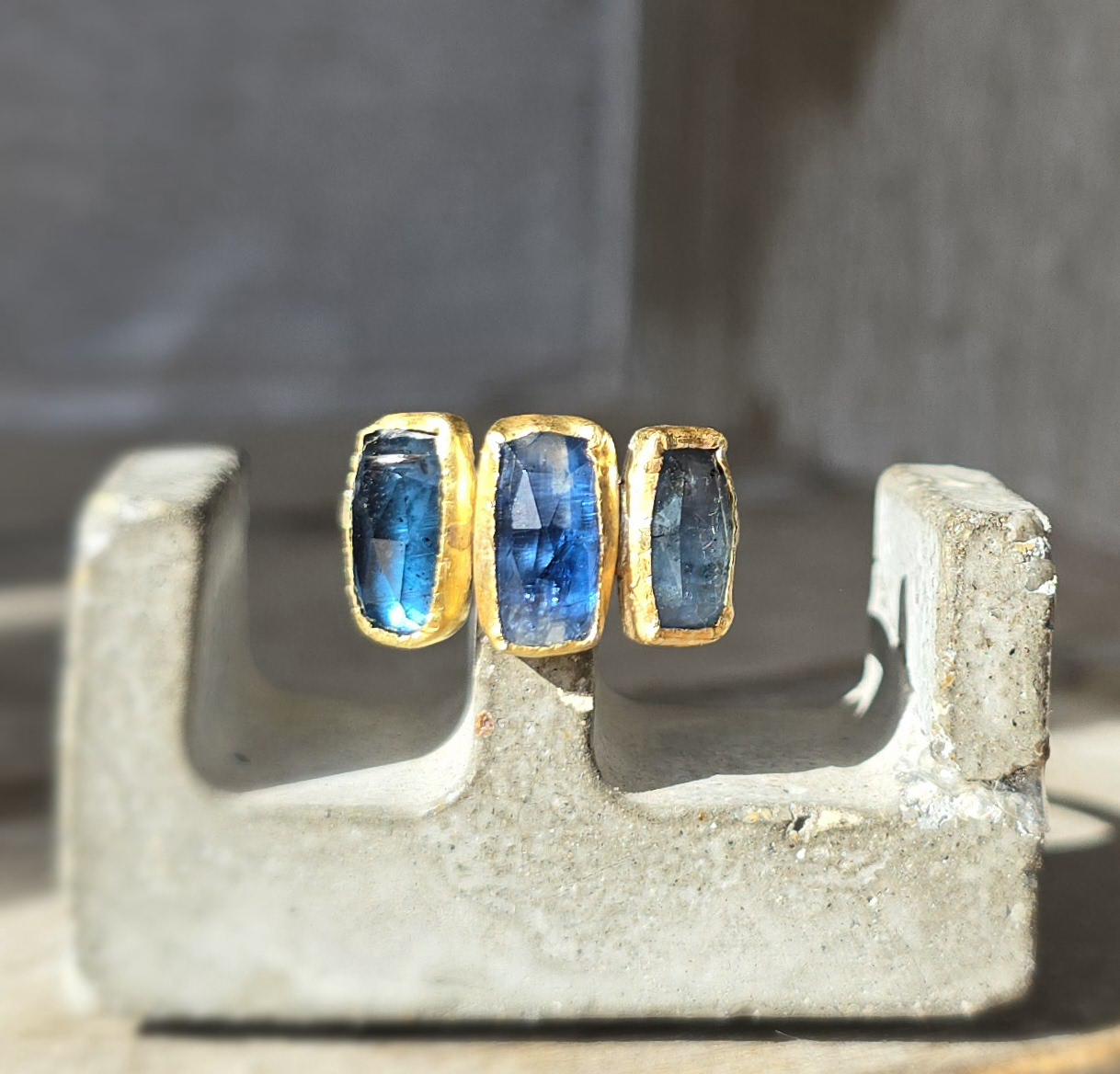 【2個セット】Simuero Gota Buzo Ring 宝石 海 ハンドメイド Simuero - Etsy Singapore