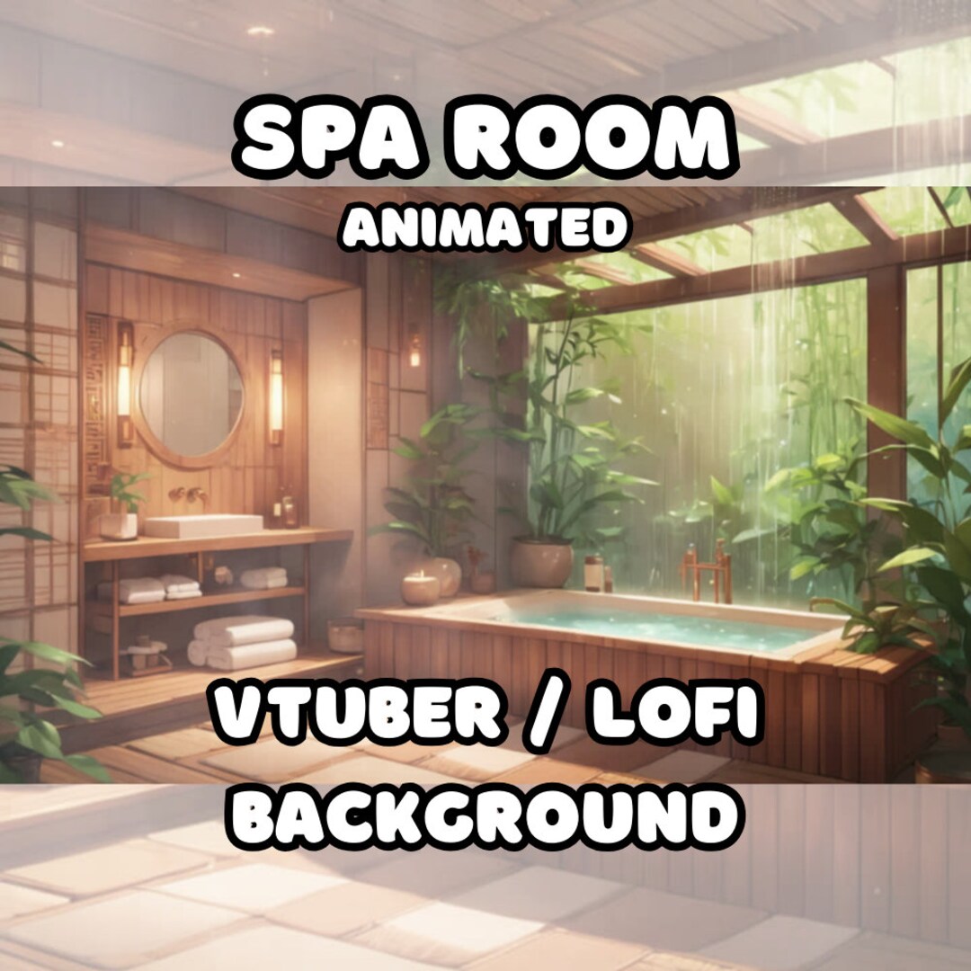 ANIMATED BACKGROUND - Spa Room, Relaxing, Bathtub (loop, 4k 60 Fps ...