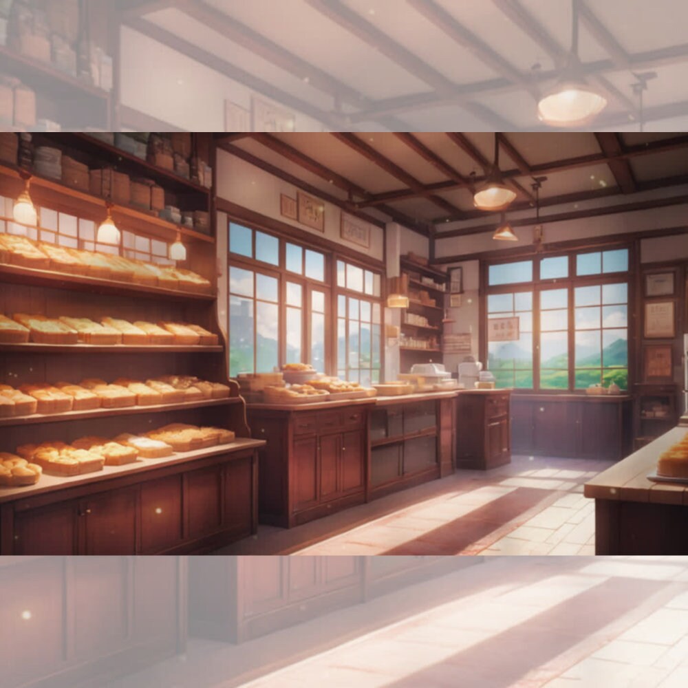 ANIMATED BACKGROUND - Bread, Bakery, Bake Shop (loop, 4k 60 Fps) VTUBER ...