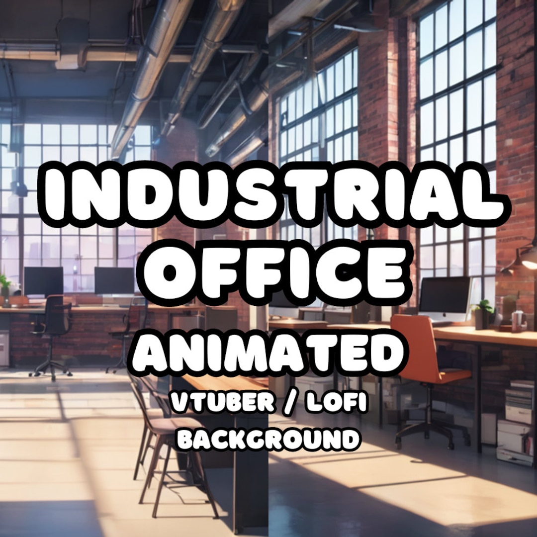 ANIMATED BACKGROUND - Industrial Office Bundle, Warehouse Loft (loop ...