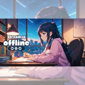 Twitch Offline Screen Youtube - Lo-Fi Inspired / Stream är offline