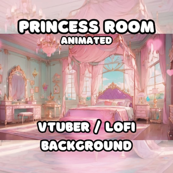 背景ボード　PRINCESS ROOM〜PASTEL PINK Elegant Pink Castle Fantasy Backdrop