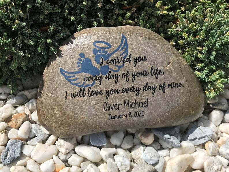 Personalized Infant Loss Garden Stone. Sympathy Gift for Etsy