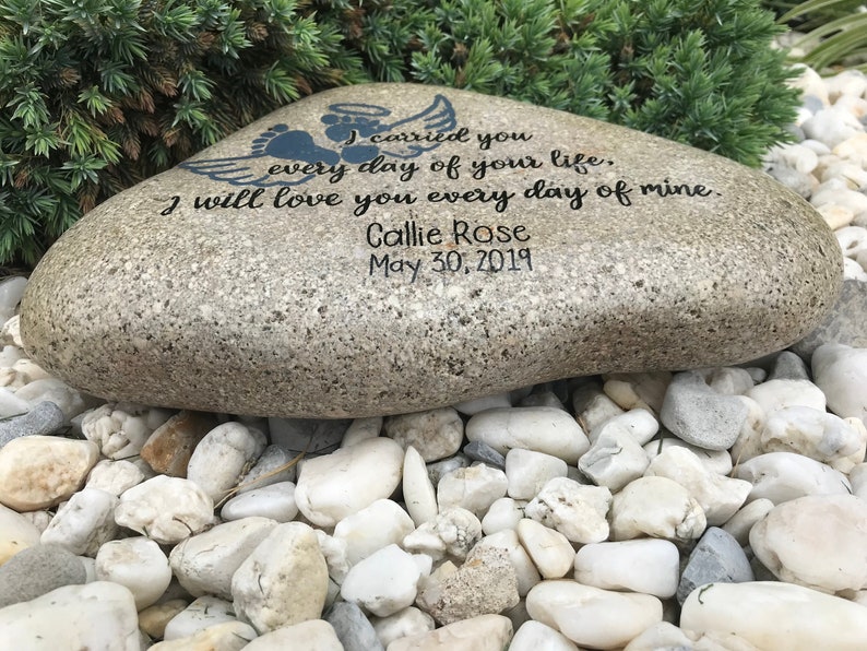 Personalized Infant Loss Garden Stone. Sympathy Gift for Etsy