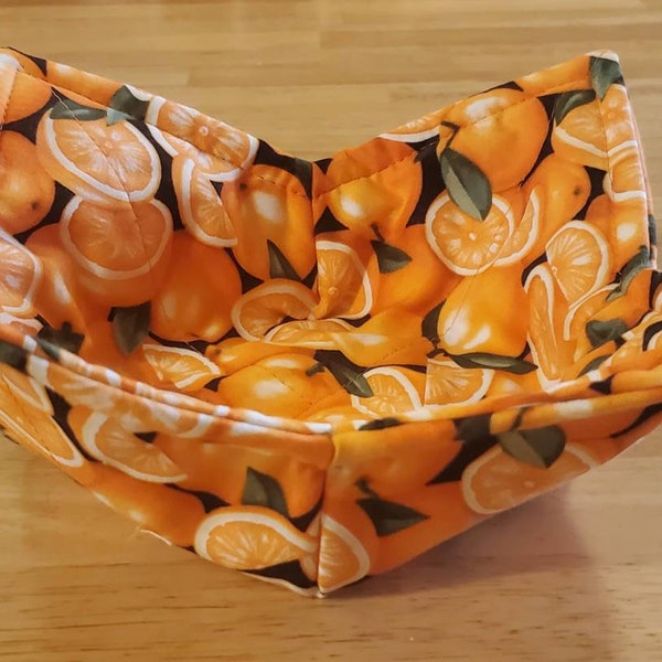 Oranges Microwavable Bowl Cozy