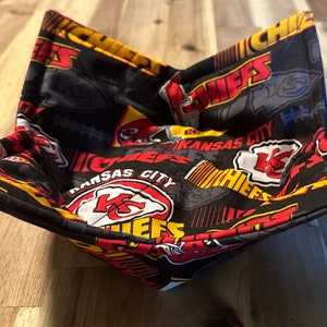 Kansas City Chiefs Bowl Cozy, Handmade