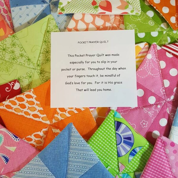 Pocket Prayer Quilt Etsy