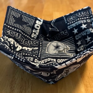 Dallas Cowboys Handmade Bowl Cozy