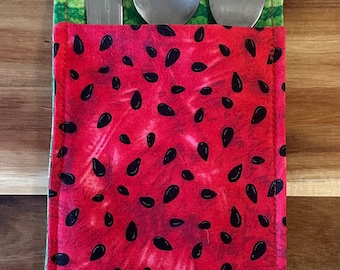 Watermelon Silverware Sleeve
