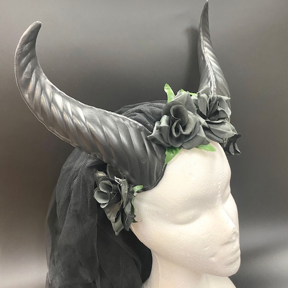 Beaupretty Hirschgeweih-Stirnband, Gothic-Cosplay-Kopfschmuck Für Halloween & Mottopartys – Schwarz, Aus Kunststoff