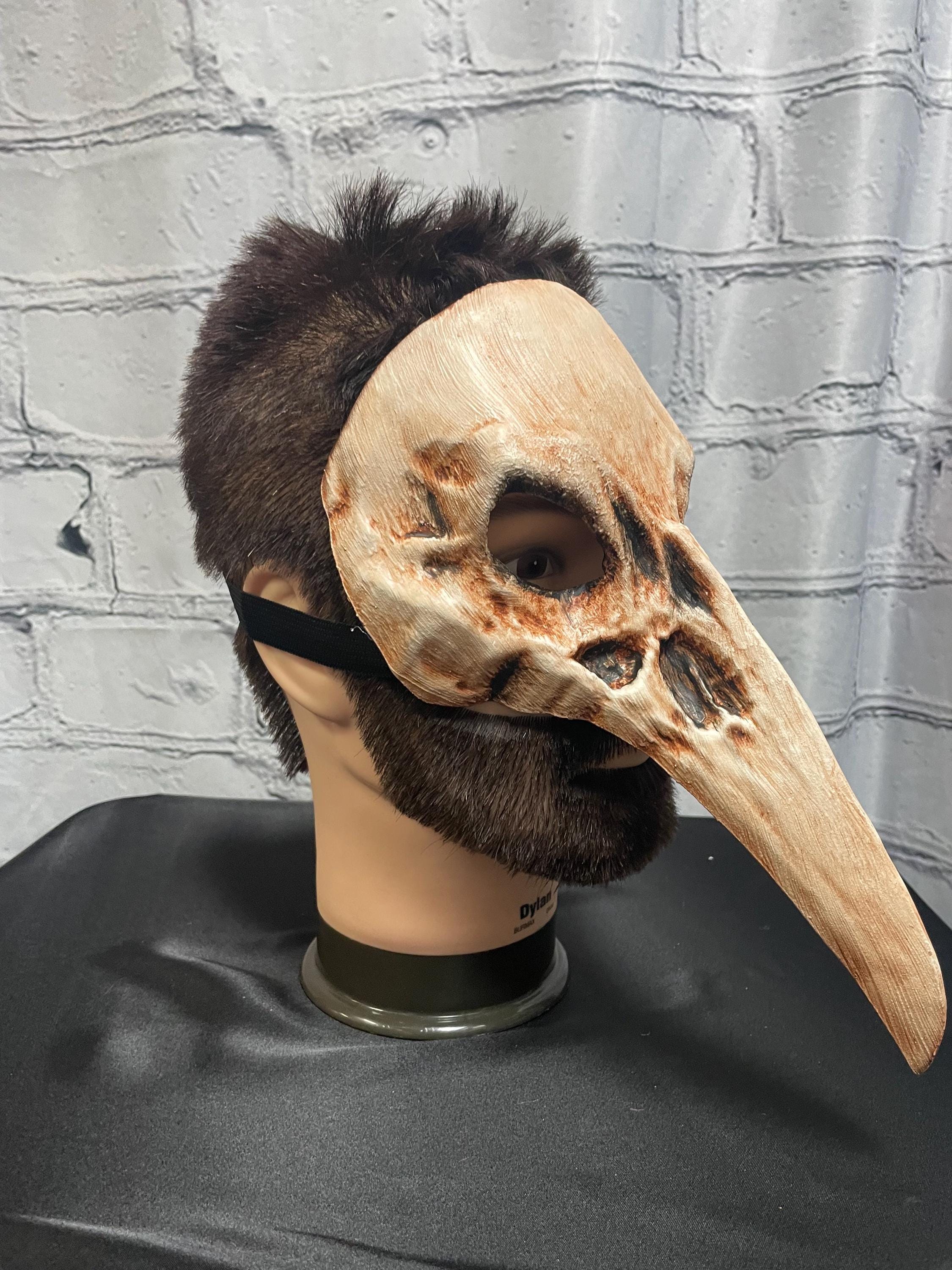 ドクロ顔 Skall face sr PSA10 Bird Skull Mask/ Headpiece Raven Skull / Plague Doctor /bird