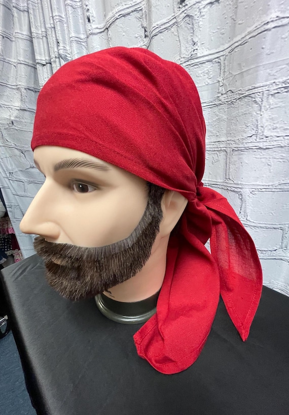 Pañuelo Pirata Para Disfraz - Banda Roja Y Negra Con Diadema Y Faja, Ideal Para Fiestas De Disfraces