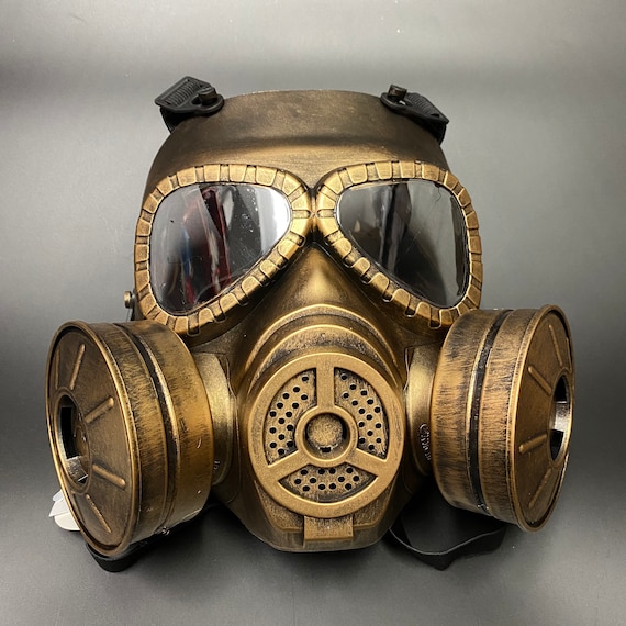 Gold Mask Steampunk Post Apocalyptic Punk Fantasy - Etsy