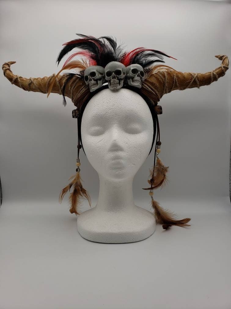 Disfraz de maléfica con cuernos para mujer, Cosplay de maléfica para fiesta  de Halloween, máscara, tocado, sombrero, casco de bruja de Carnaval -  AliExpress