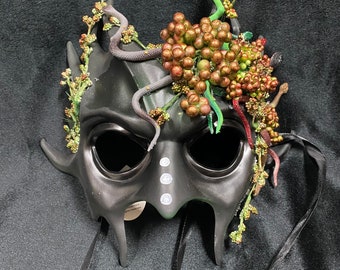 Forest Creature Mask | Elvish Demon Woodland Fairy Fae Midsummer Night Masquerade Mardi Gras