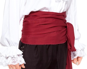 Pirate Sash 100% linen  (144&quot;x10&quot;)