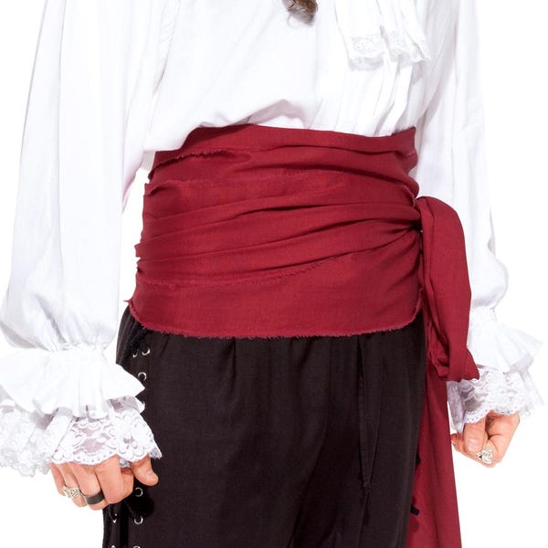 Pirate Sash 100% linen  (144"x10")