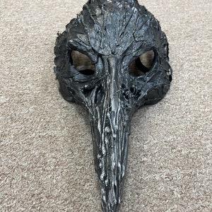 Bird Beak Mask/Headwear Crow Plague doctor feathered Shaman Witch Doctor Ritual voodoo Halloween