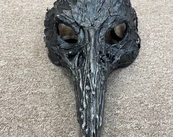 Bird Beak Mask/Headwear Crow Plague doctor feathered Shaman Witch Doctor Ritual voodoo Halloween